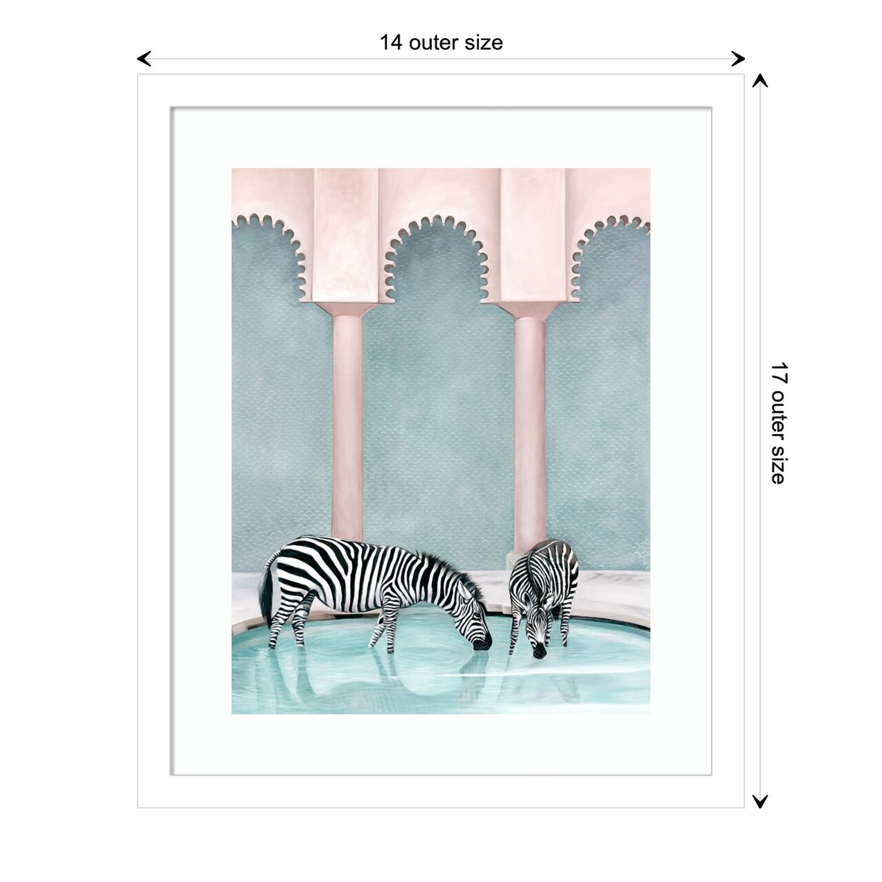 Oak Tree Sunset City California 1962 by Ansel Adams Wood Framed Wall Art Print